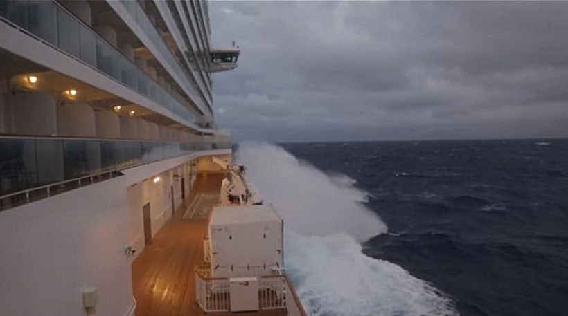 Η κρουαζιέρα του τρόμου: Πλοίο στο έλεος «κυκλώνα-βόμβα» για τρεις μέρες! – Απίστευτο βίντεο